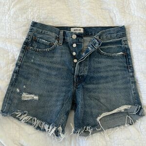 Agolde Parker distressed Jean Shorts